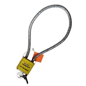 Protect Child-Safe Cable Lock – Patent 6705134 – Yellow Jacket – Keyed Padlock